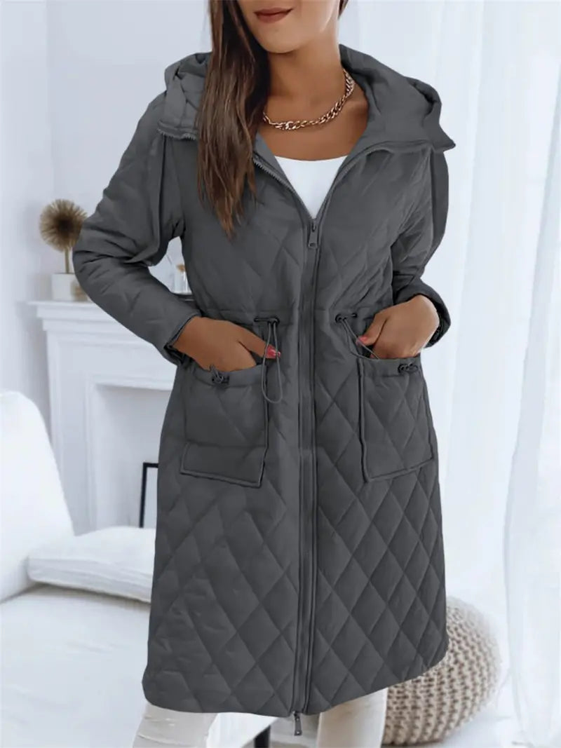 Barbara | Damen Winter-Steppjacke mit Kapuze