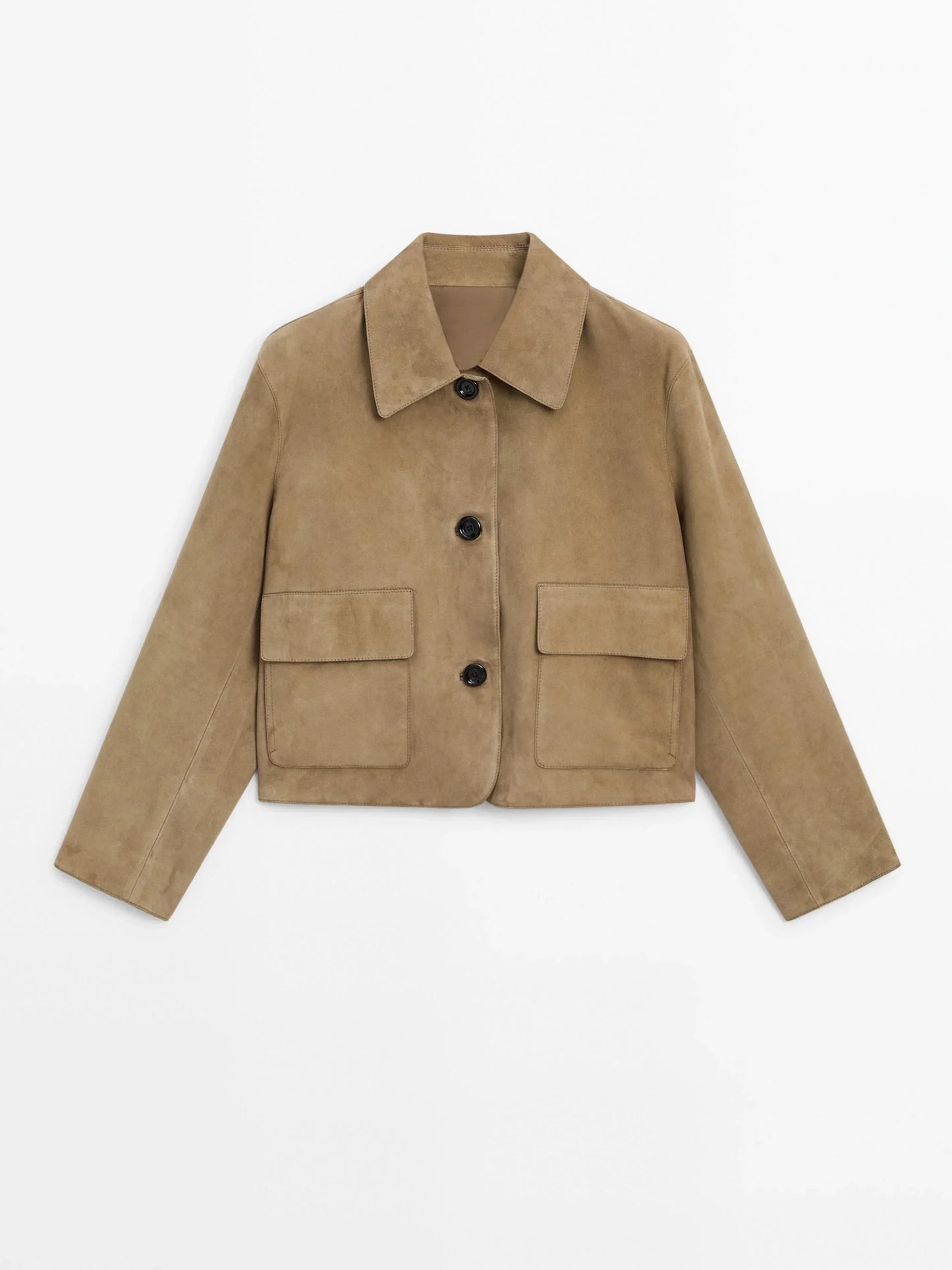 Sabine | Damen Stilvolle Winter Wildlederjacke