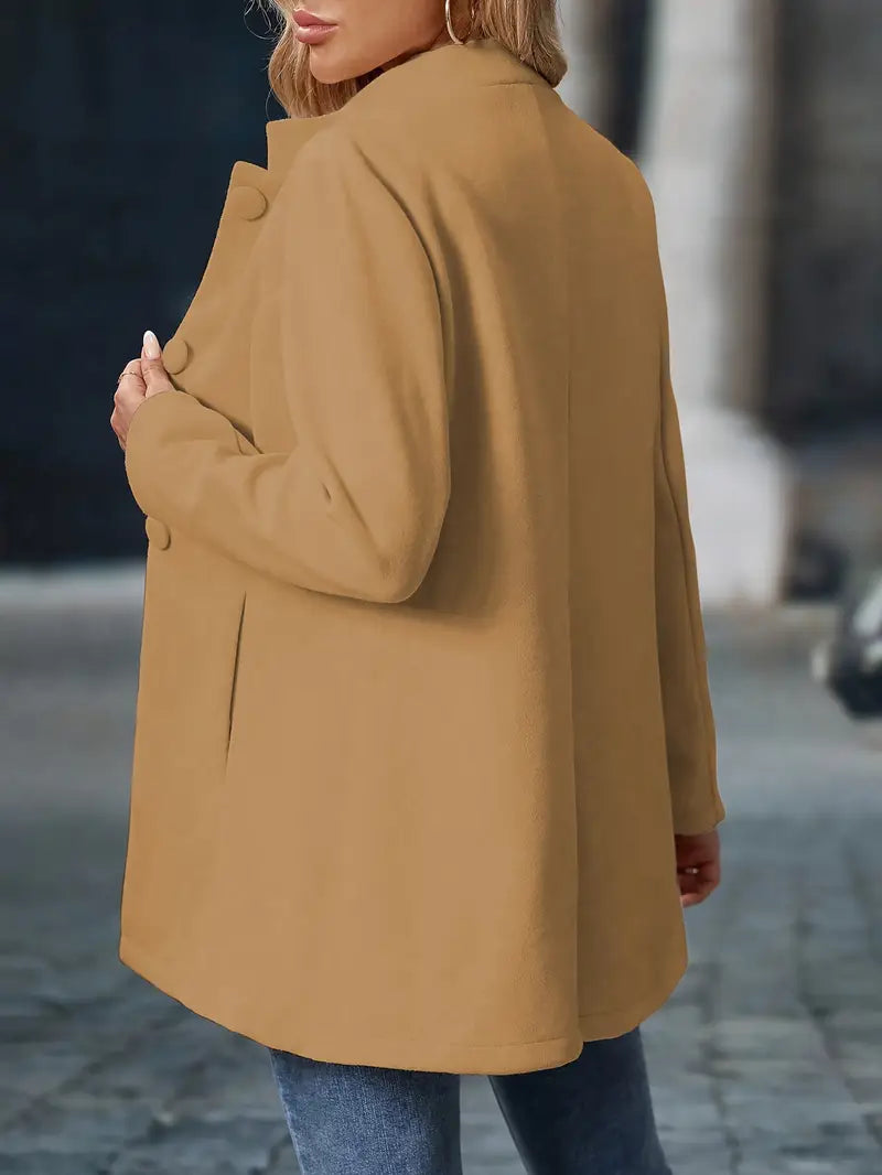 Sofia | Damen Winter Mantel mit Knöpfen
