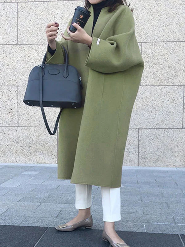 Angela | Damen Winter-Langmantel im minimalistischen Stil