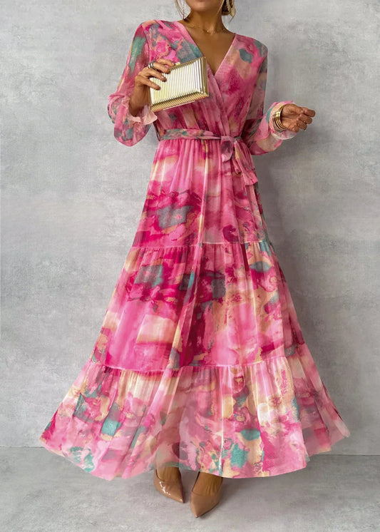 Daniela | Sommer Maxikleid mit Blumenmuster