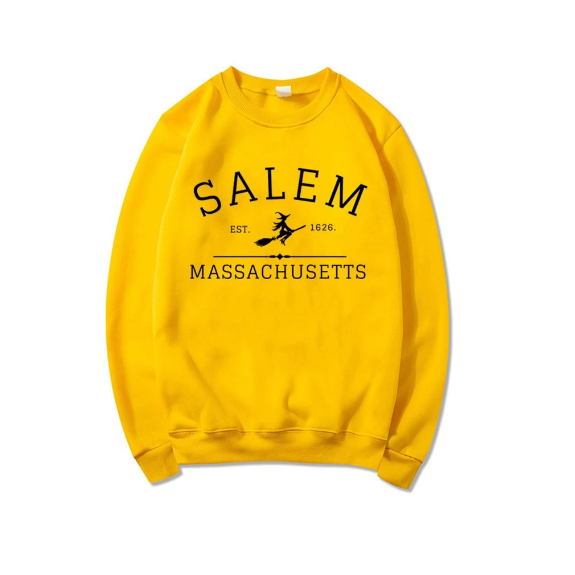 Beatrice | Damen Winter-Sweatshirt mit Hexenmotiv
