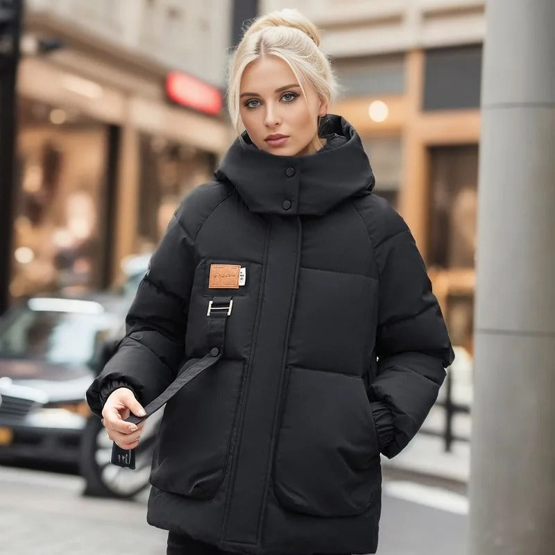 Doris | Damen Winter-Steppjacke mit Kapuze