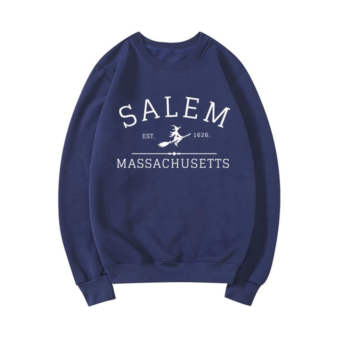 Beatrice | Damen Winter-Sweatshirt mit Hexenmotiv