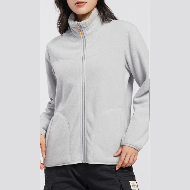 Bettina | Damen Winter-Fleecejacke mit Reißverschluss