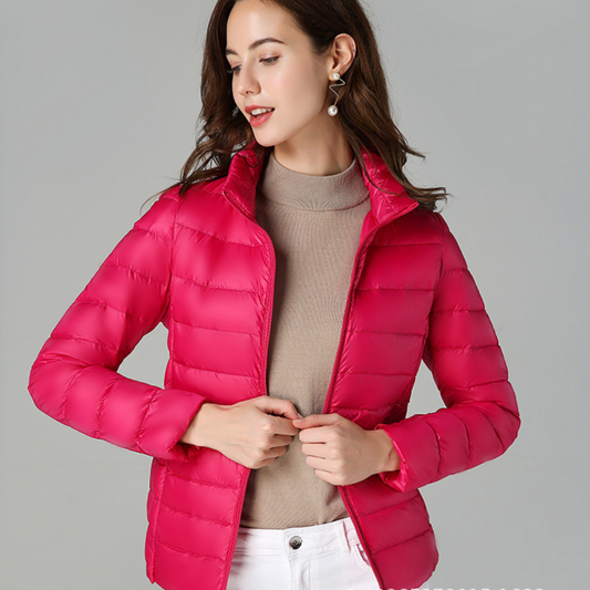 Sabina | Leichte Damen Winter-Pufferjacke mit Reißverschluss