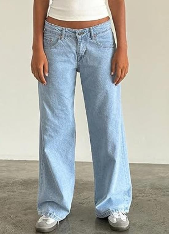 FLORINE - Low-Rise Jeans