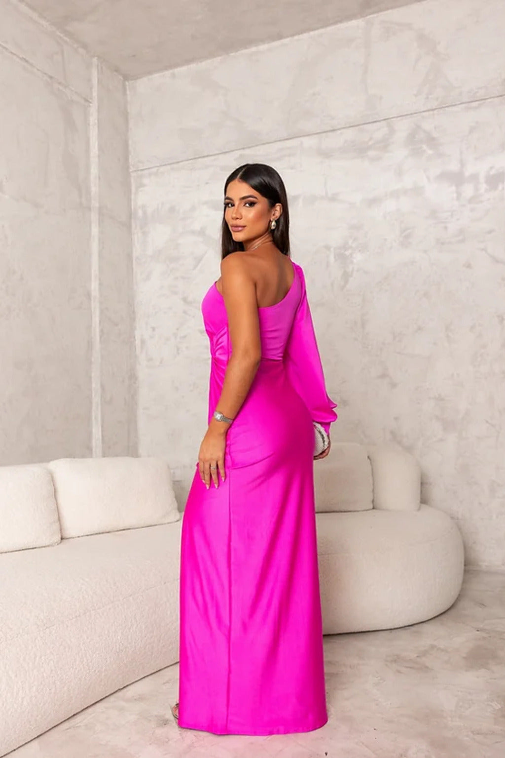 Theresa | Elegantes Abendkleid mit Ein-Schulter-Design