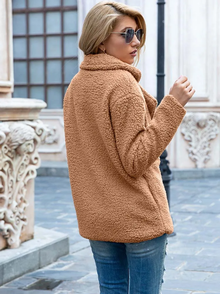 Tanja | Kuscheliger Stylischer Teddy-Jacke Damen