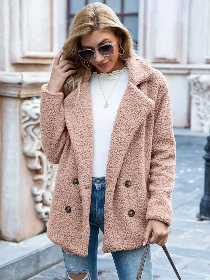 Tanja | Kuscheliger Stylischer Teddy-Jacke Damen