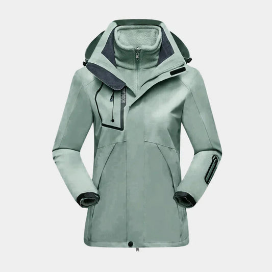 Claudia | Damen Wasserdichte Winterjacke mit Kapuze