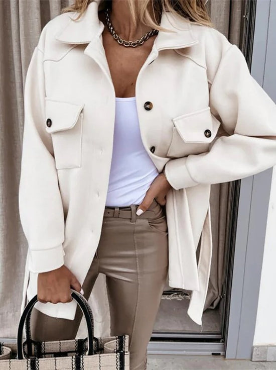 Viola | Schickes Damen-Strickjacke mit Knöpfen