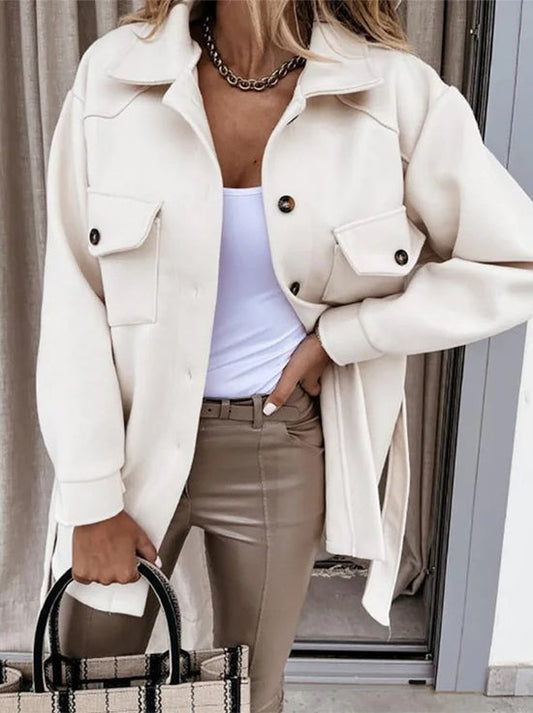 Viola | Schickes Damen-Strickjacke mit Knöpfen