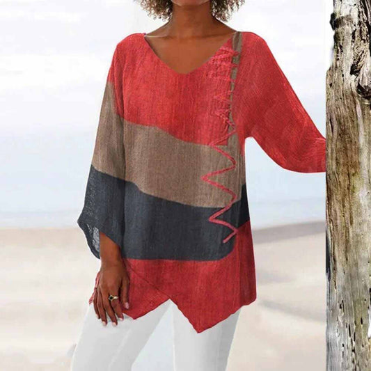 Renate | Elegantes Sommer-Top mit Bauchbedeckung