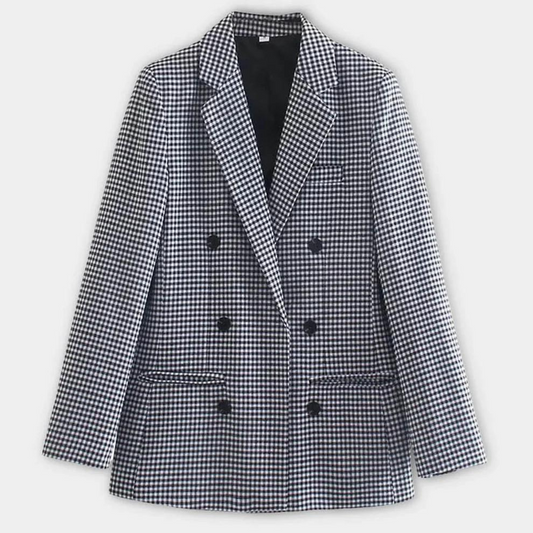 Claudia | Damen Winter-Doppelreiherblazer