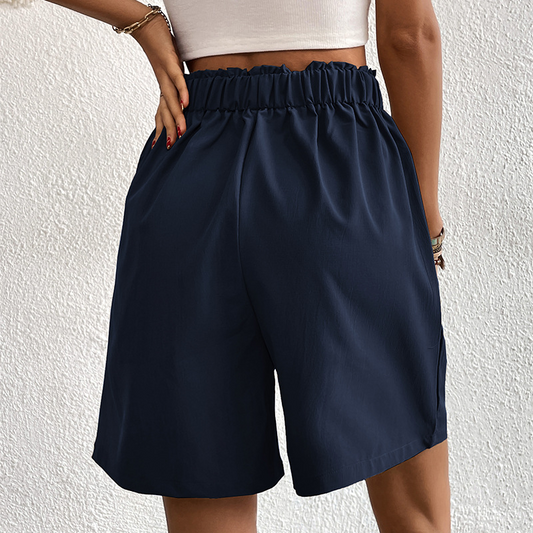 Ursula | Stylische Plissierte High-Waist-Shorts