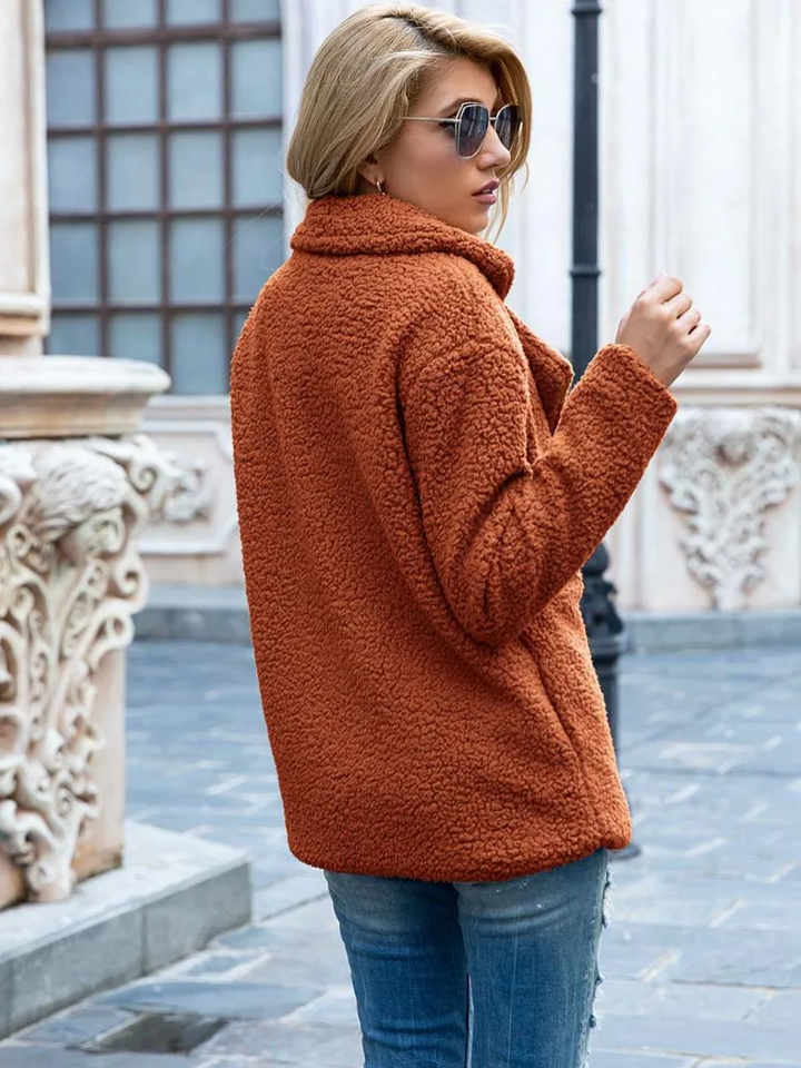 Tanja | Kuscheliger Stylischer Teddy-Jacke Damen