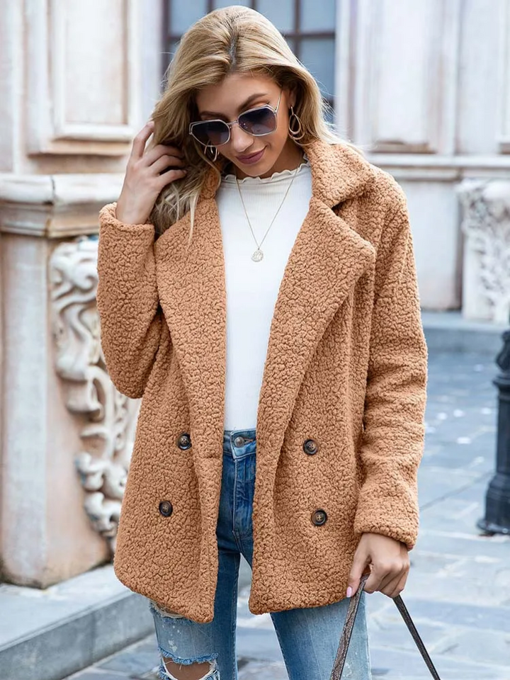 Tanja | Kuscheliger Stylischer Teddy-Jacke Damen