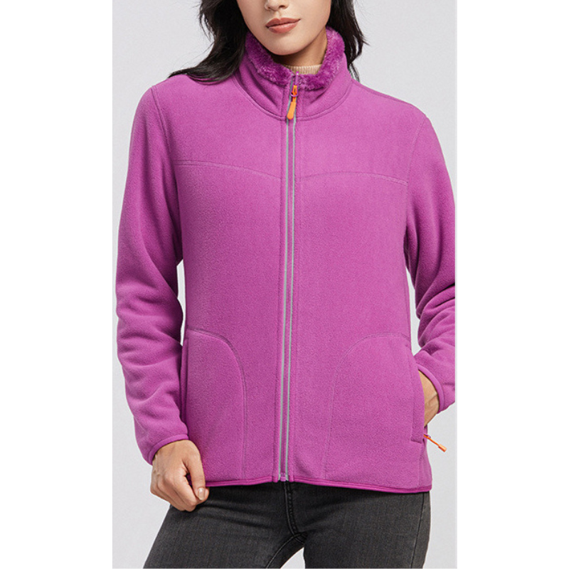 Bettina | Damen Winter-Fleecejacke mit Reißverschluss
