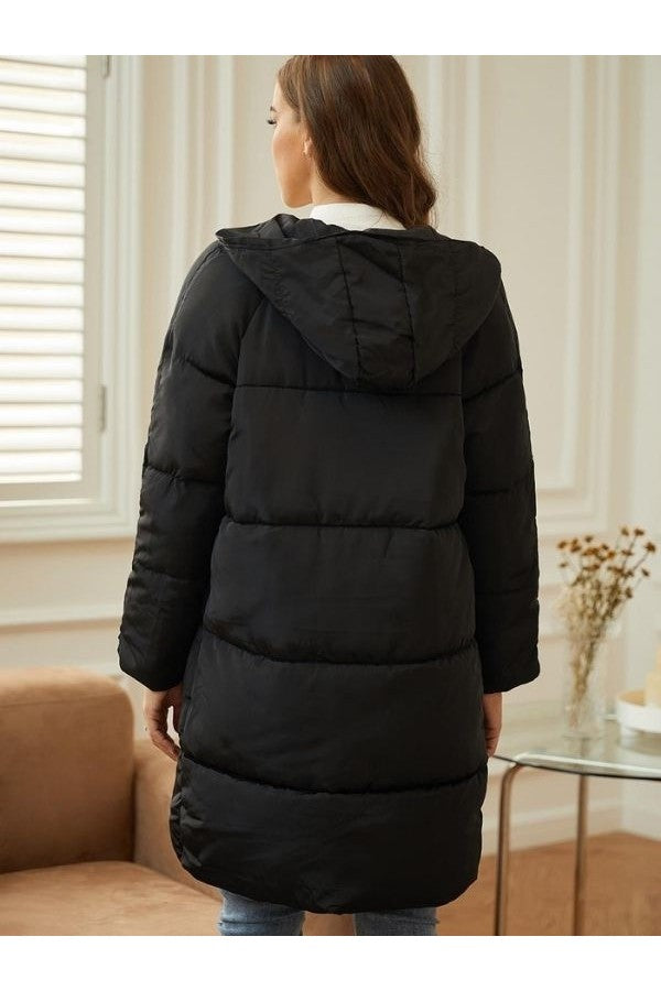 Laura | Damen Winter-Steppmantel mit Kapuze