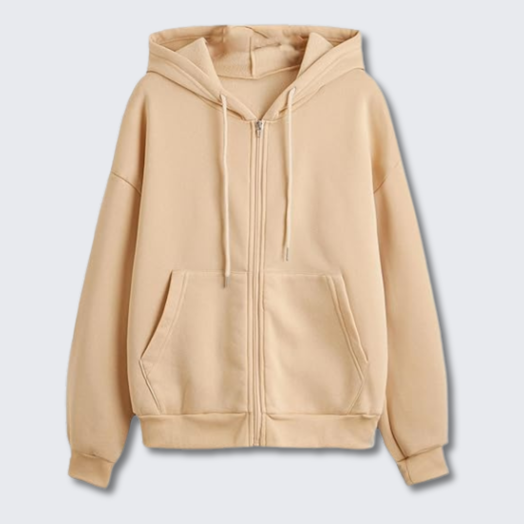 Lara | Stylischer Freizeit-Hoodie mit Reißverschluss