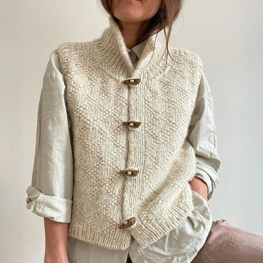 Franziska | Stylische Freizeitweste mit Knöpfen