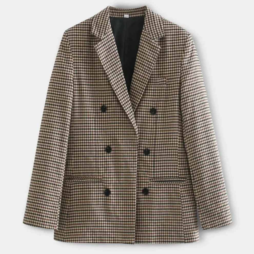 Claudia | Damen Winter-Doppelreiherblazer