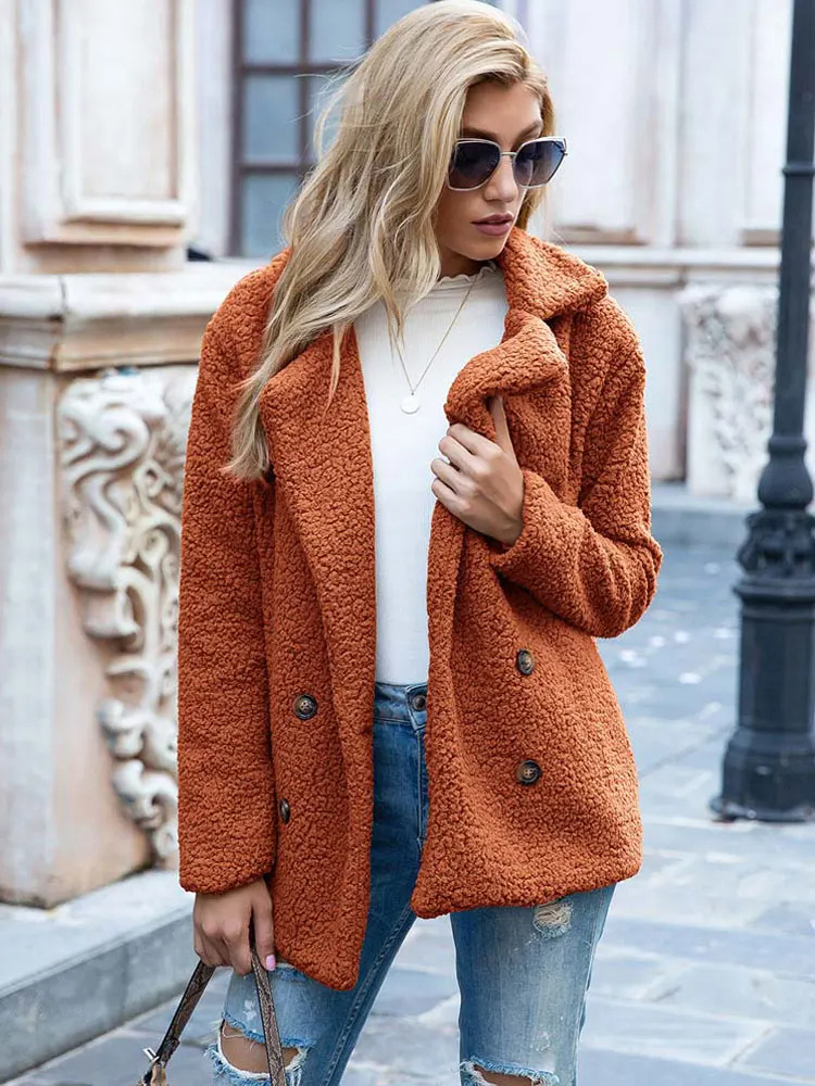 Tanja | Kuscheliger Stylischer Teddy-Jacke Damen