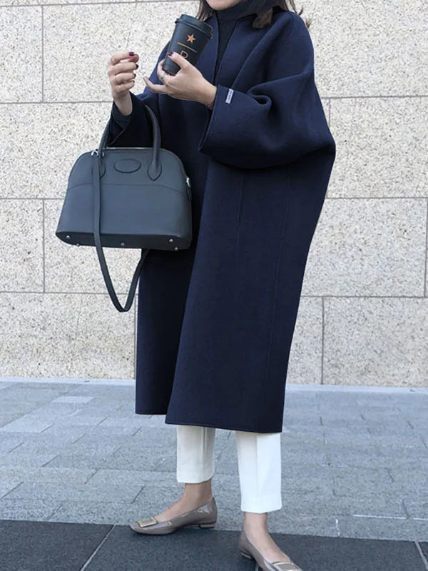 Angela | Damen Winter-Langmantel im minimalistischen Stil