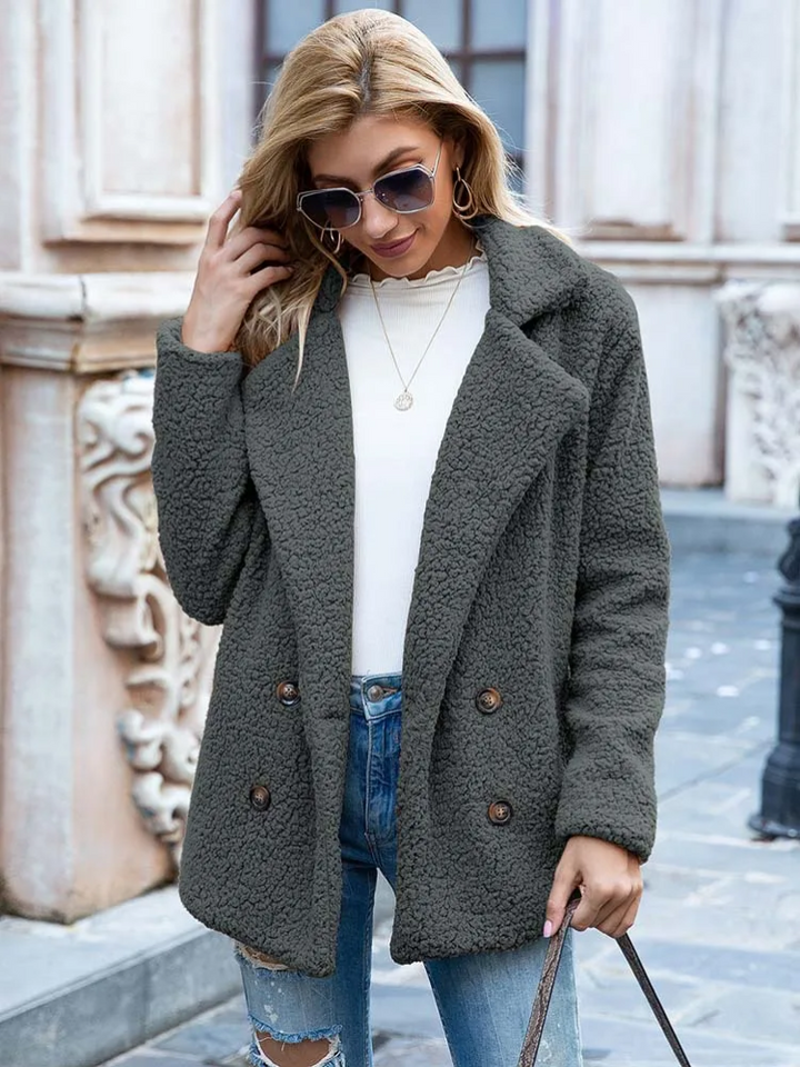 Tanja | Kuscheliger Stylischer Teddy-Jacke Damen