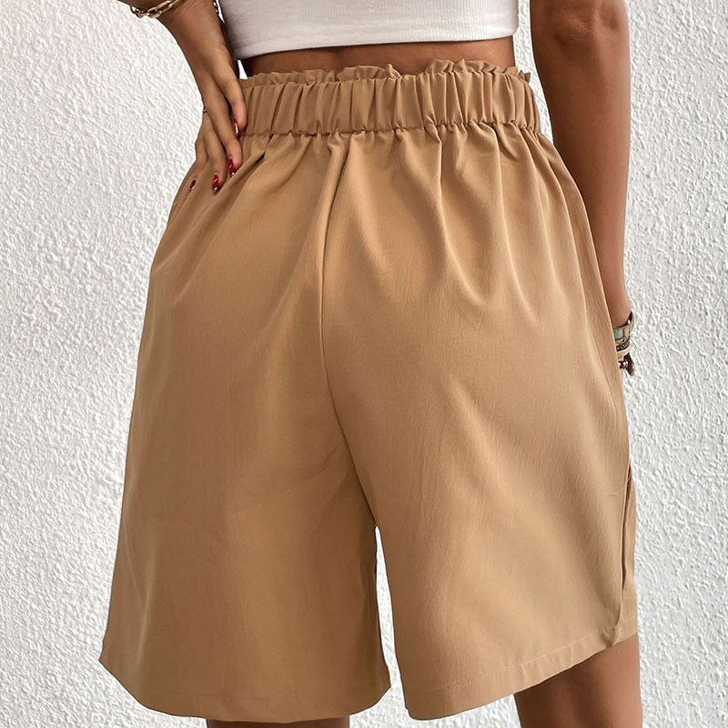 Ursula | Stylische Plissierte High-Waist-Shorts