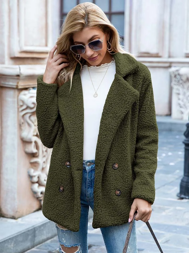 Tanja | Kuscheliger Stylischer Teddy-Jacke Damen
