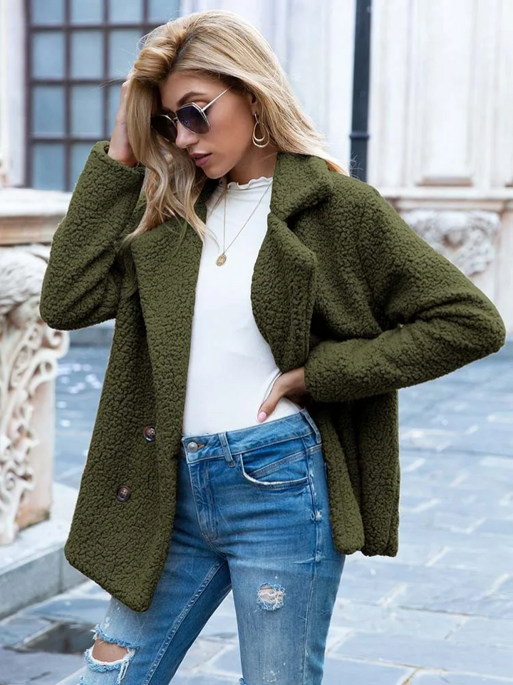 Tanja | Kuscheliger Stylischer Teddy-Jacke Damen