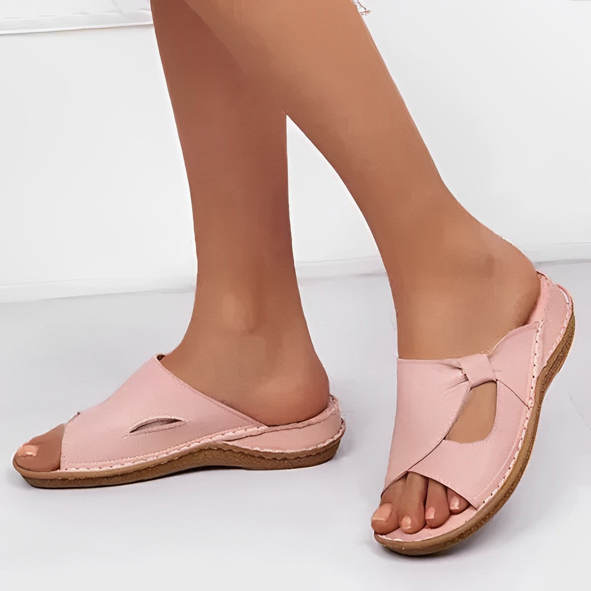 Barbara | Bequeme Stilvolle Slipper-Sandalen