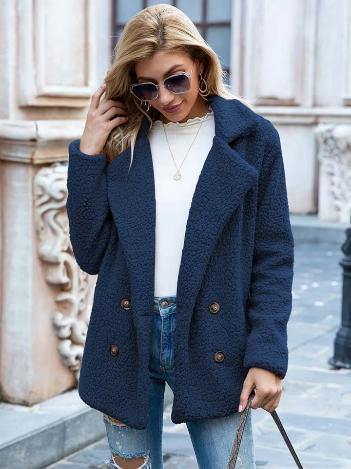 Tanja | Kuscheliger Stylischer Teddy-Jacke Damen