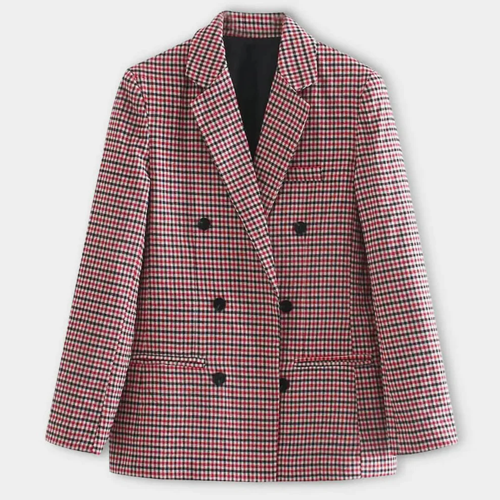 Claudia | Damen Winter-Doppelreiherblazer