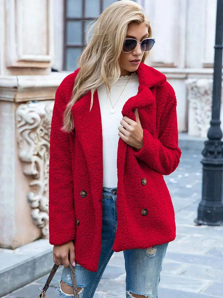 Tanja | Kuscheliger Stylischer Teddy-Jacke Damen