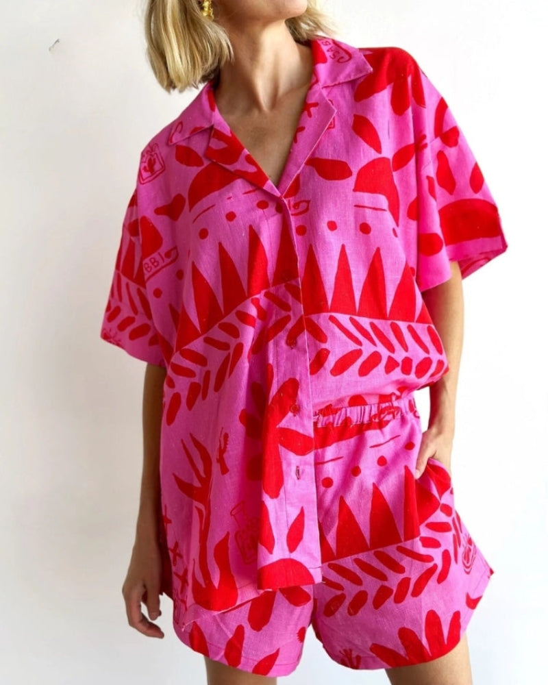 Elke | Stilvolles und Bequemes Sommer-Shorts-Set