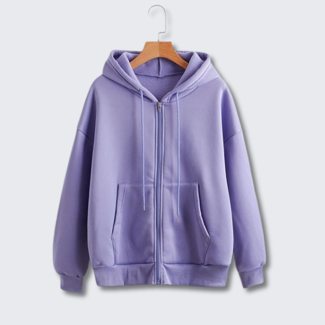 Lara | Stylischer Freizeit-Hoodie mit Reißverschluss
