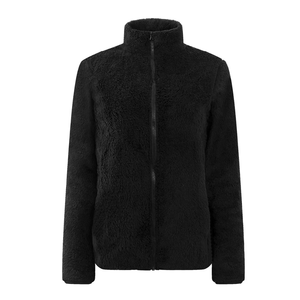 Carolin | Damen Winter-Fleecejacke mit Reißverschluss