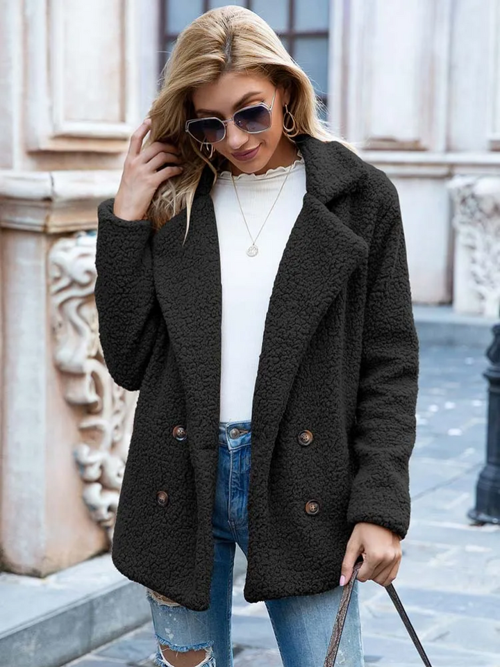 Tanja | Kuscheliger Stylischer Teddy-Jacke Damen