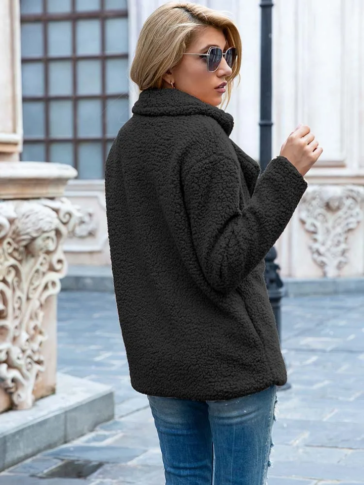 Tanja | Kuscheliger Stylischer Teddy-Jacke Damen