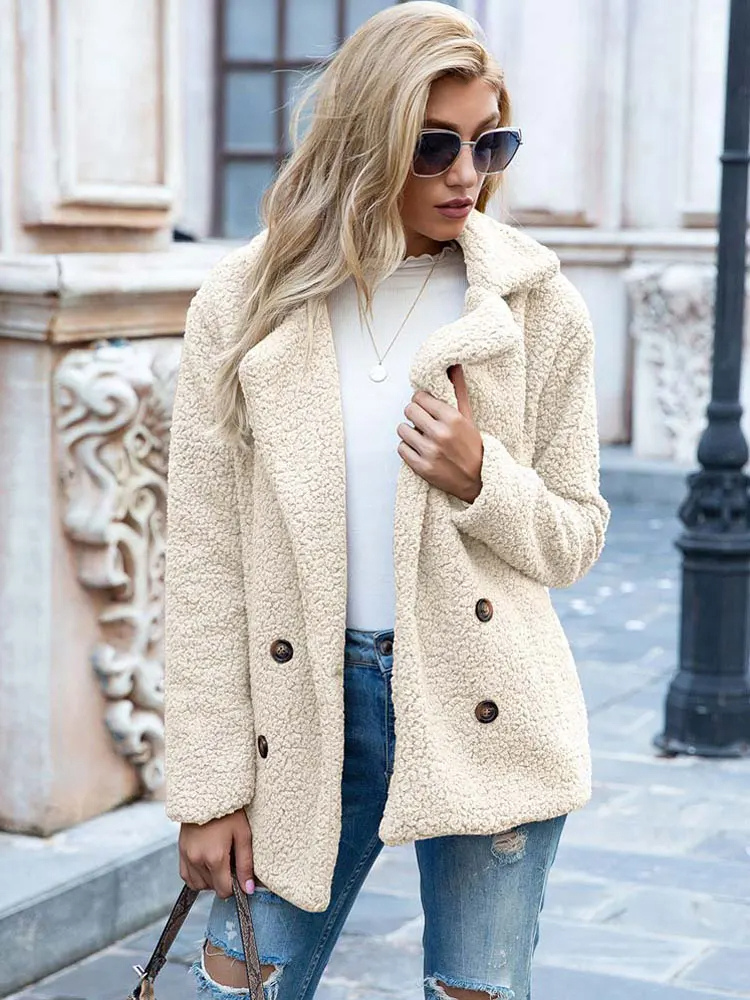 Tanja | Kuscheliger Stylischer Teddy-Jacke Damen