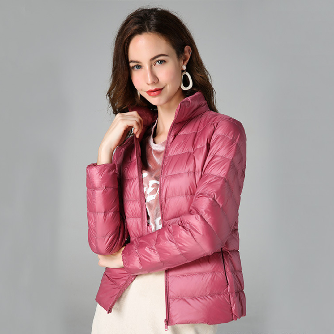 Sabina | Leichte Damen Winter-Pufferjacke mit Reißverschluss