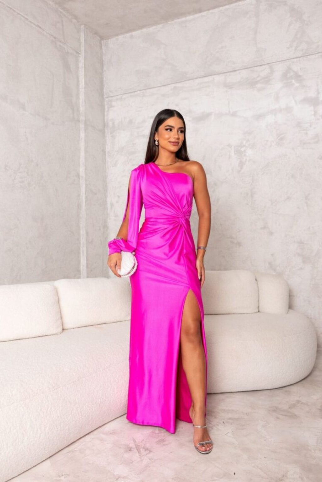 Theresa | Elegantes Abendkleid mit Ein-Schulter-Design