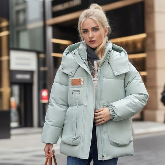 Doris | Damen Winter-Steppjacke mit Kapuze