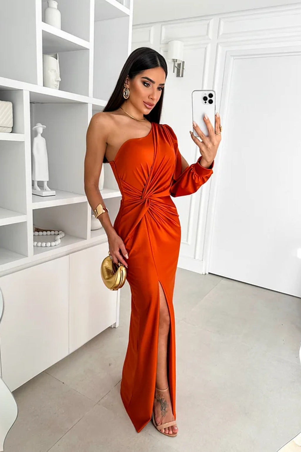 Theresa | Elegantes Abendkleid mit Ein-Schulter-Design