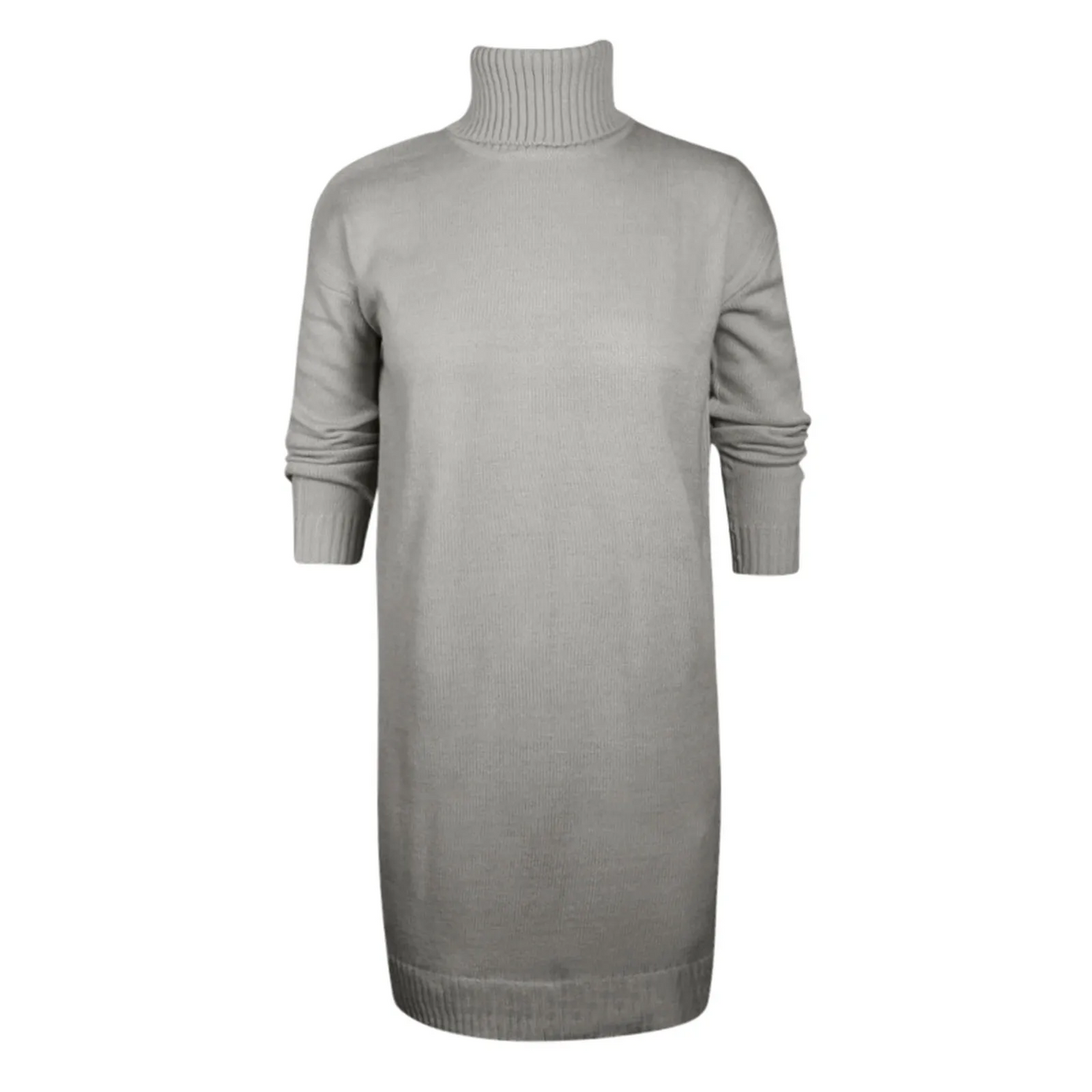 Annika | Damen Winter-Strickkleid mit Rollkragen