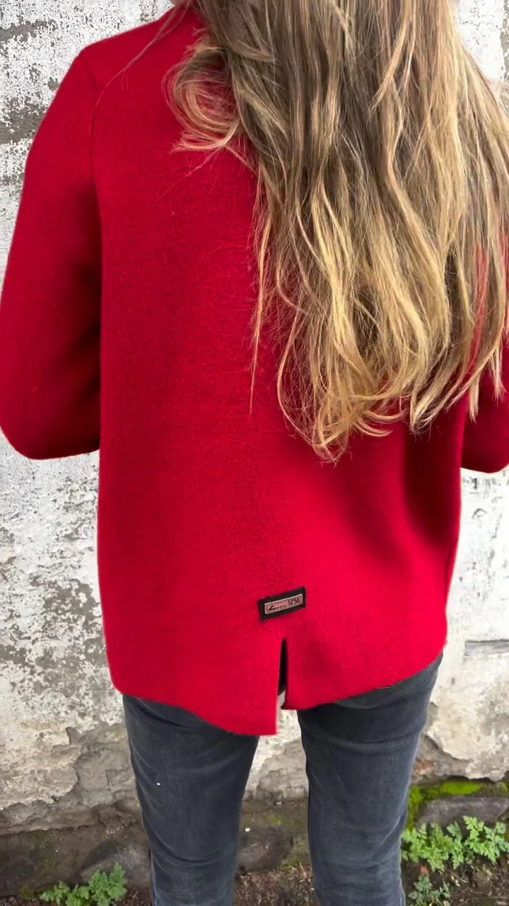 Daniela | Damen Kurzmantel mit aufgesetzten Taschen