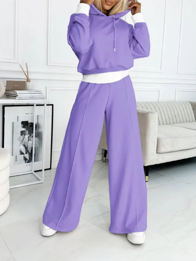 Frieda | Damen Lässiges Zweiteiliges Hoodie Set